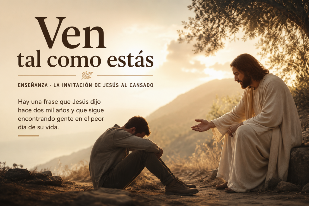 Ven tal como estás
